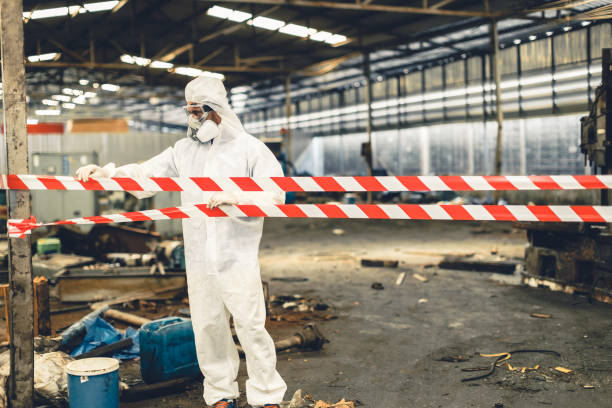 Professional Biohazard technician working in Marshallville, GA
